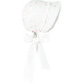 Emile et Rose Girls White Bonnet